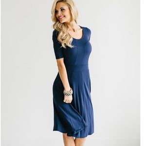 Navy Downeast Dress